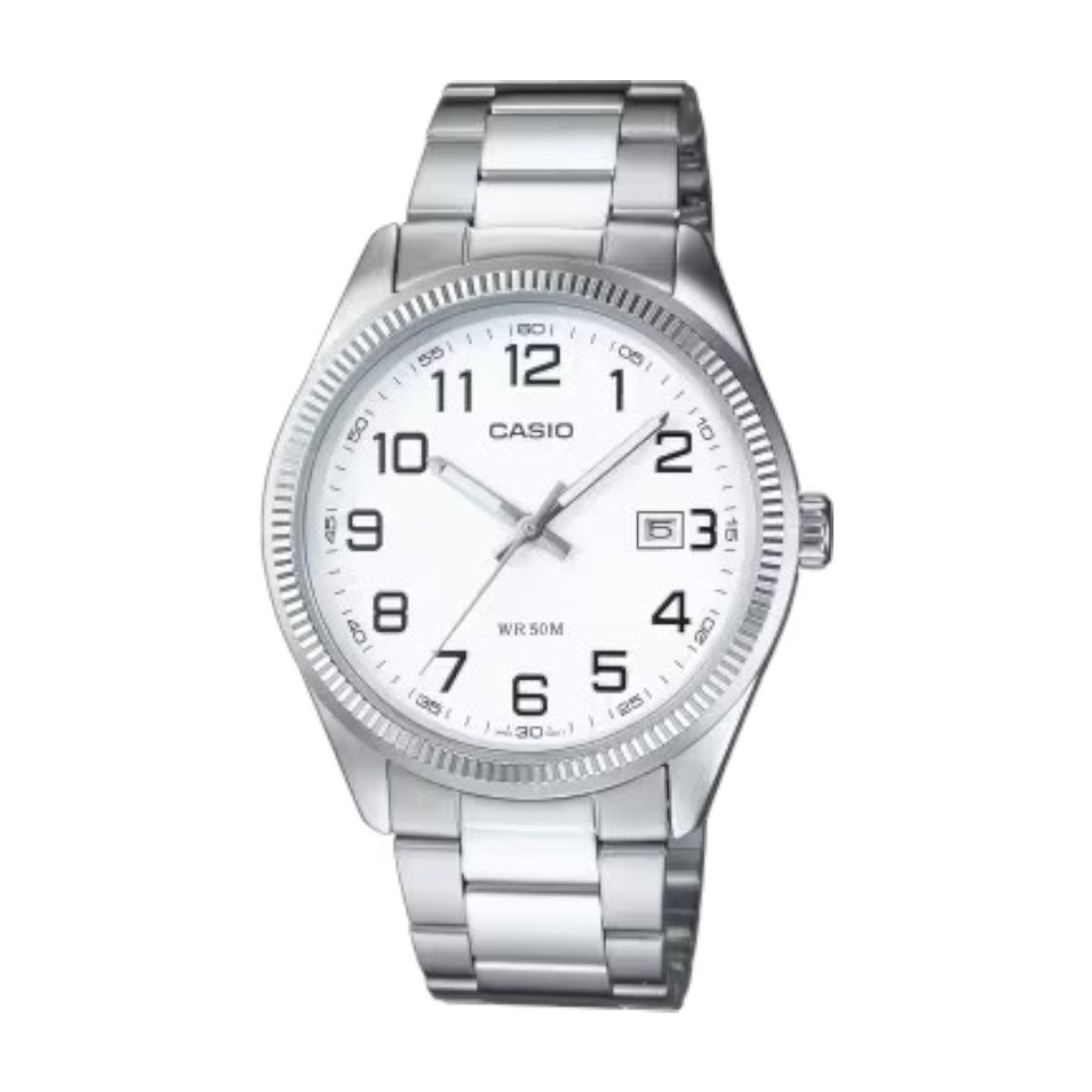 CASIO - MTP-1302D-7BVDF - RELOJ CASIO PARA HOMBRE ACERO BLANCO - CAS-142