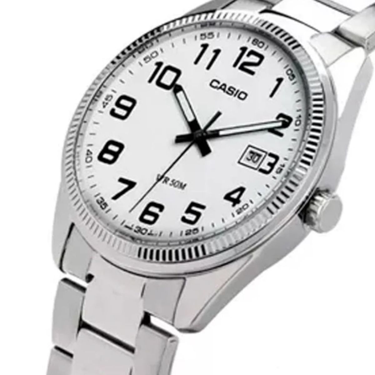 CASIO - MTP-1302D-7BVDF - RELOJ CASIO PARA HOMBRE ACERO BLANCO - CAS-142