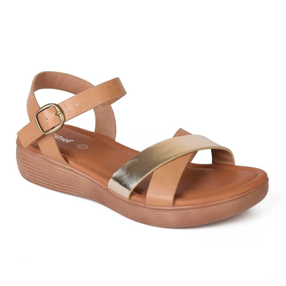 STHEF - SANDALIA MUJER STHEF CASUAL CAMEL 7999