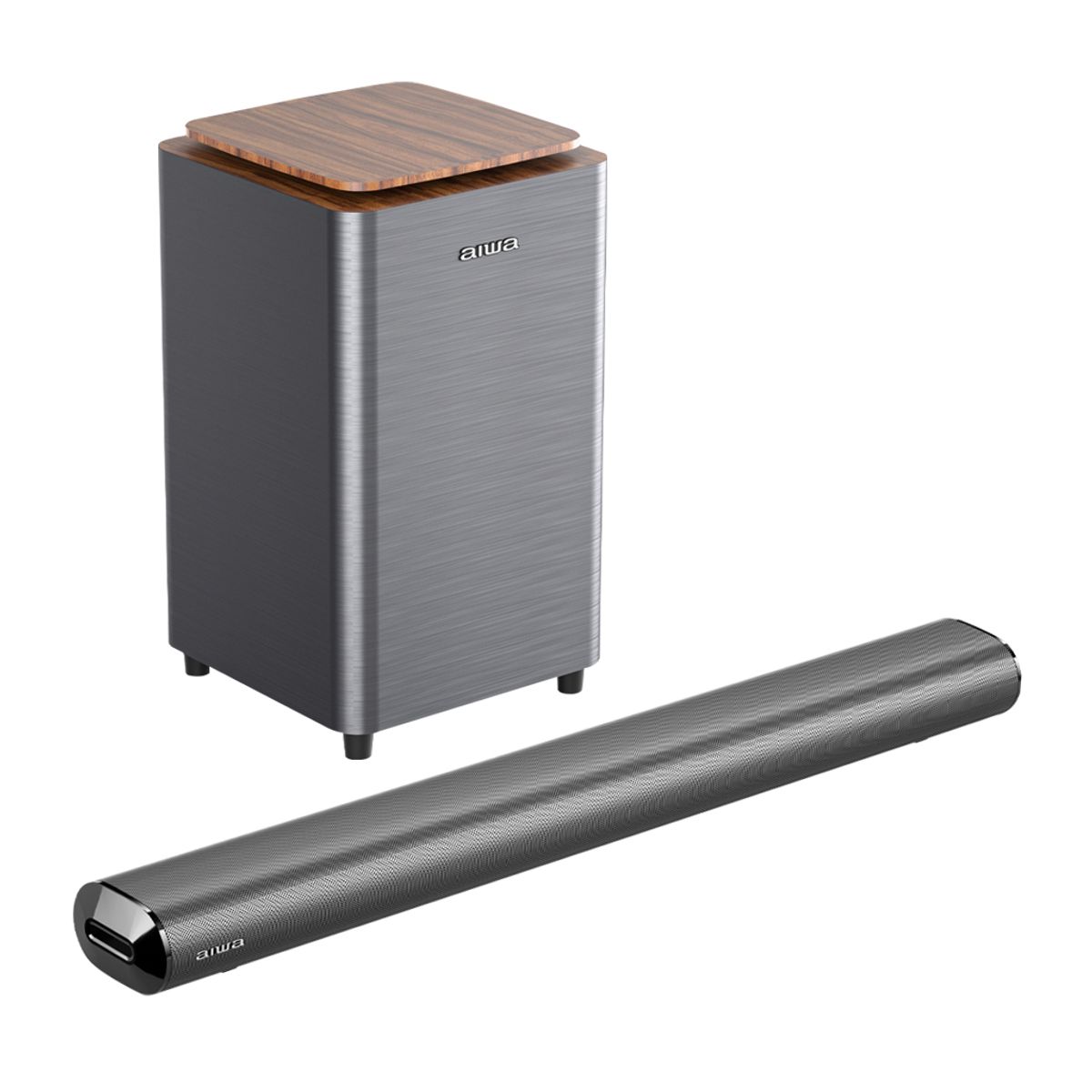 AIWA - Barra de Sonido Aiwa AWSBH23WW Con Sub Woofer Inalámbrico