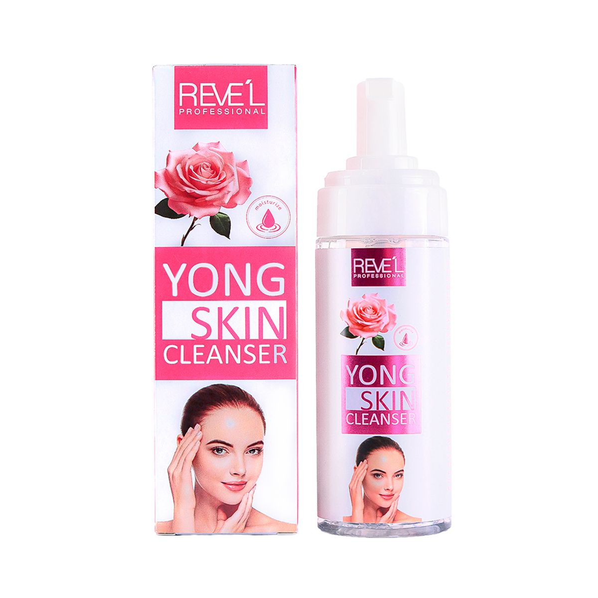 REVE'L PROFESSIONAL - ESPUMA LIMPIADORA FACIAL ROSE