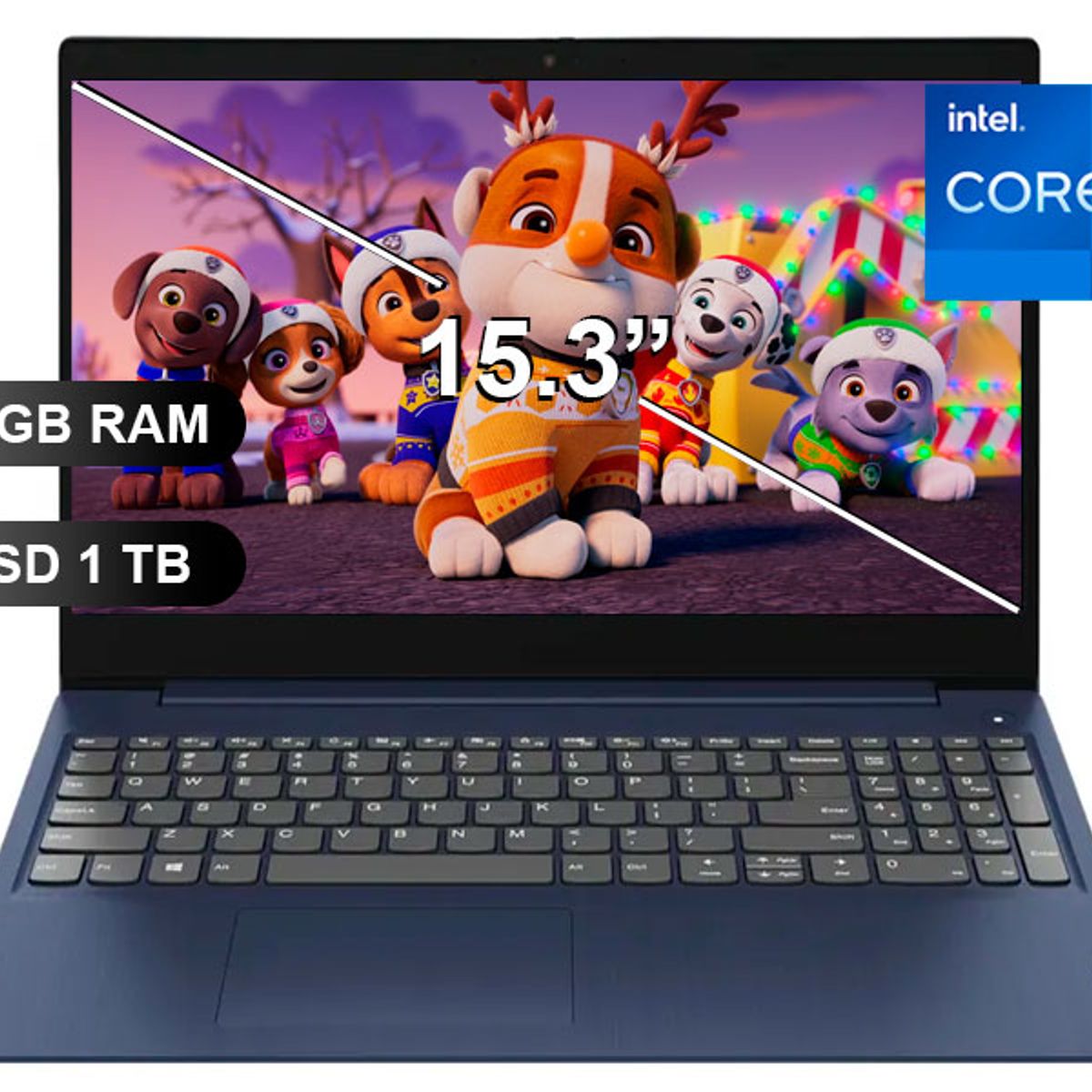 LENOVO - LAPTOP LENOVO IDEPAD SLIM3 15IRH10 I7-13620H 16GB RAM 1TB SSD SIN WINDOWS 153 83K100NALM