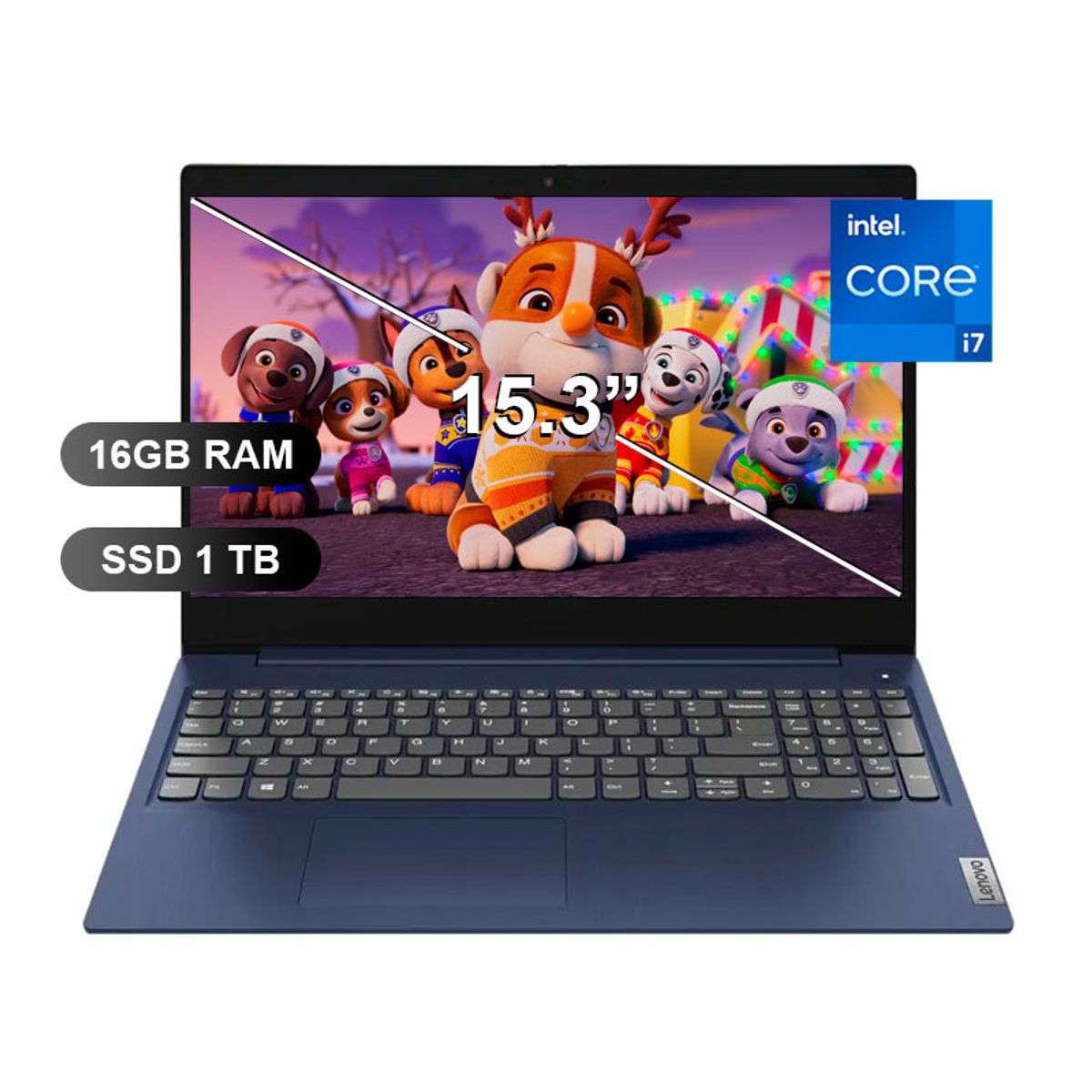 LENOVO - LAPTOP LENOVO IDEPAD SLIM3 15IRH10 I7-13620H 16GB RAM 1TB SSD SIN WINDOWS 153 83K100NALM