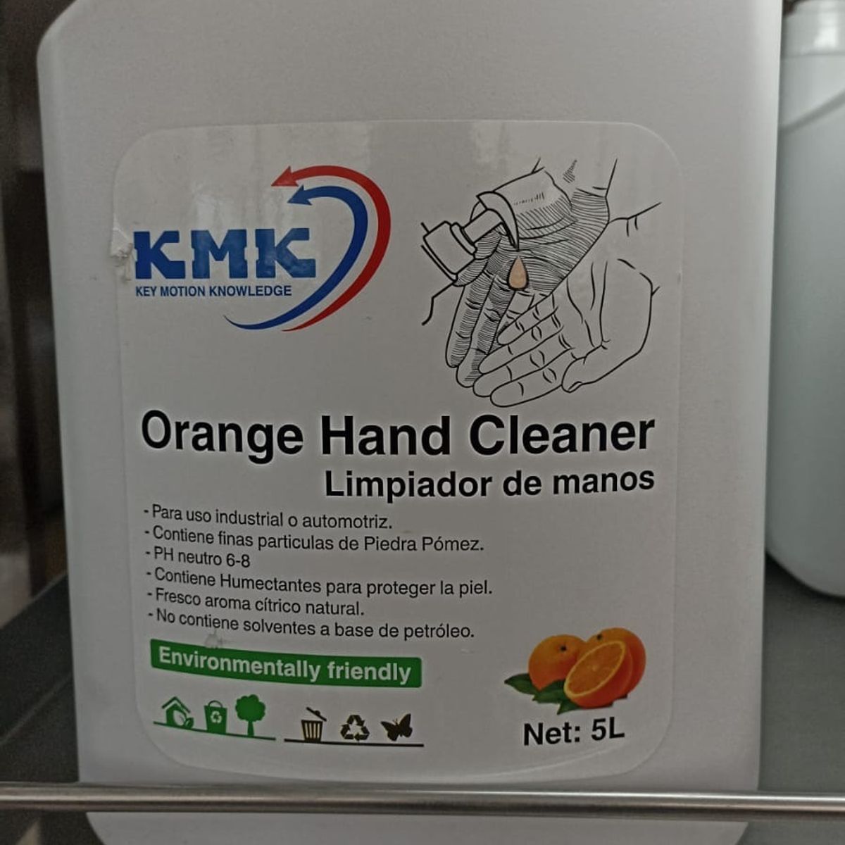 GENERICO - Limpiador de Manos de 5 litros KMK