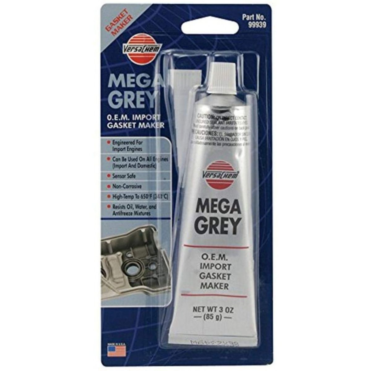 GENERICO - Silicona Gris Mega Grey 85 gr 3 oz Versachem