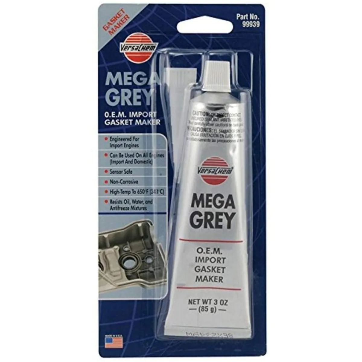 GENERICO - Silicona Gris Mega Grey 85 gr 3 oz Versachem