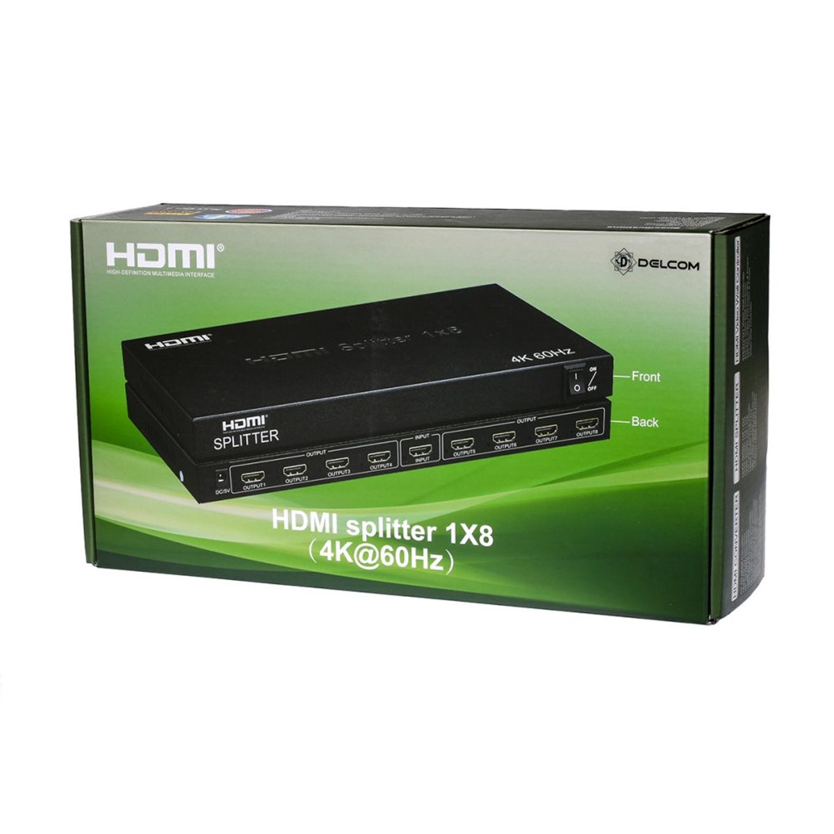 GENERICO - SPLITTER HDMI 8pt DELCOM FHD 1080p