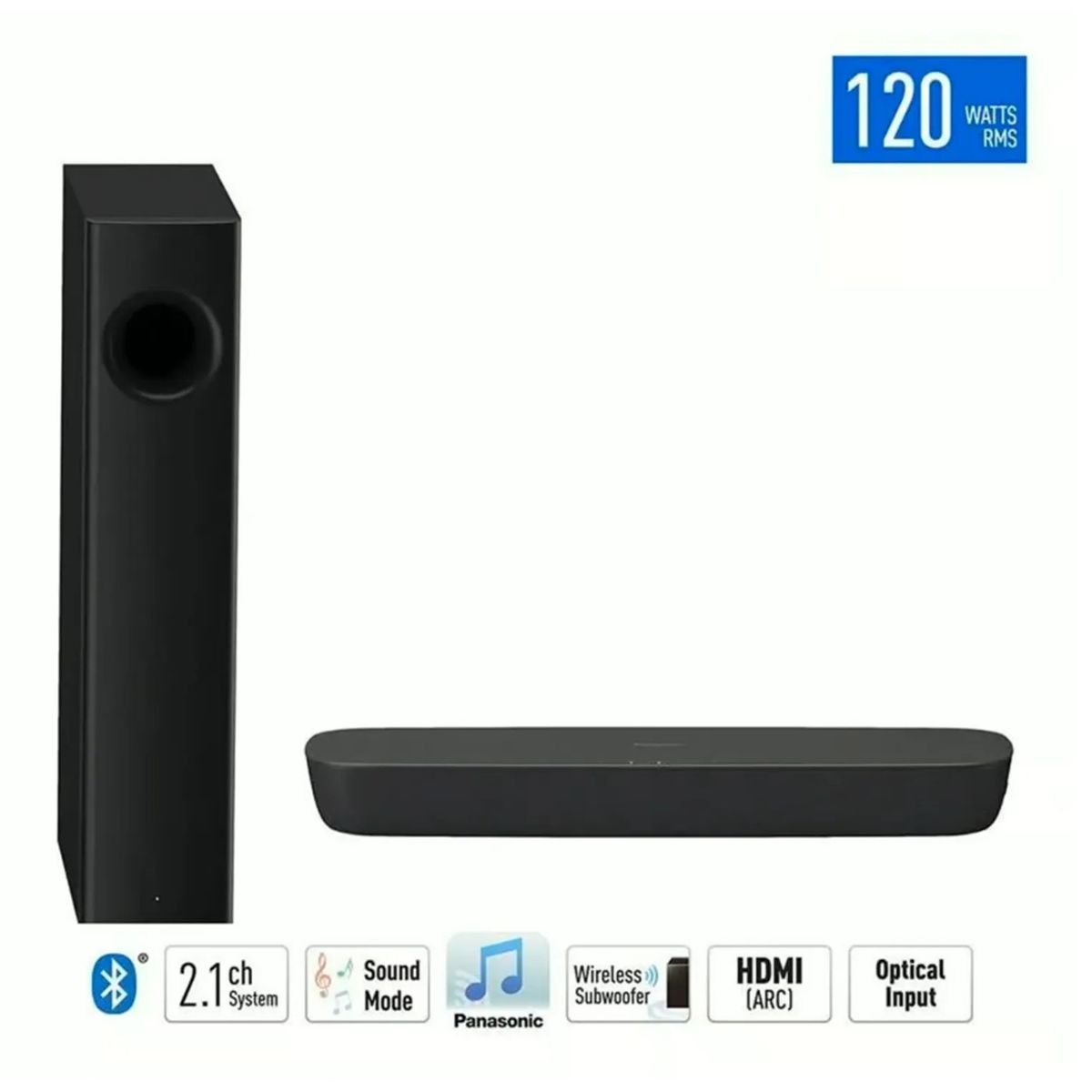 PANASONIC - BARRA DE SONIDO PANASONIC 120 WATTS SC-HTB250 NEGRO