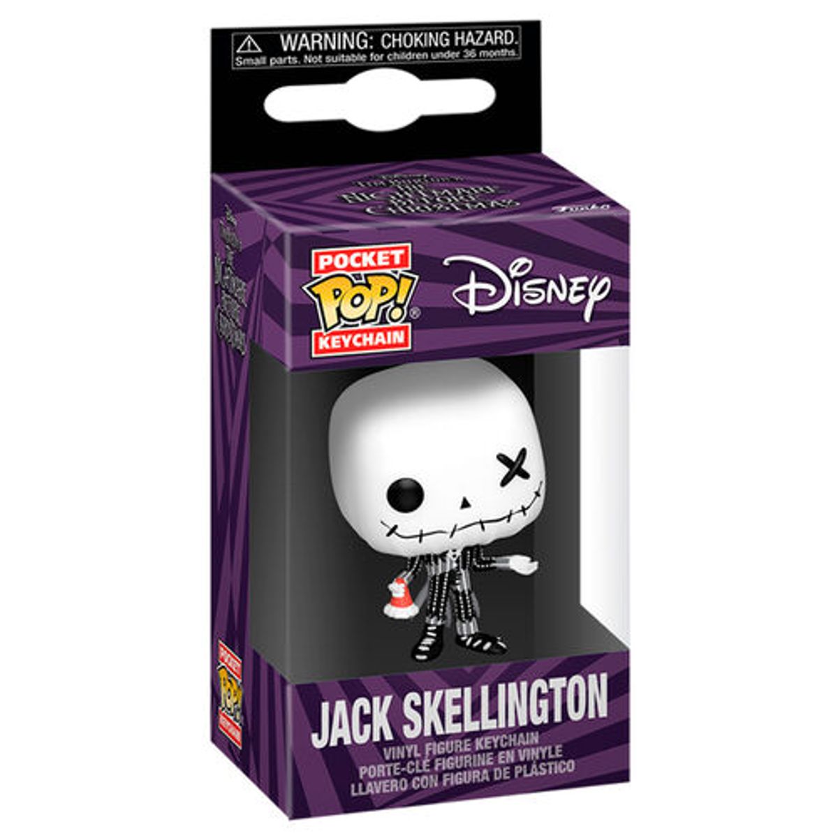 FUNKO - Funko Pop Disney The Nightmare Before Christmas - Patchwork Jack Skellington Key Chain