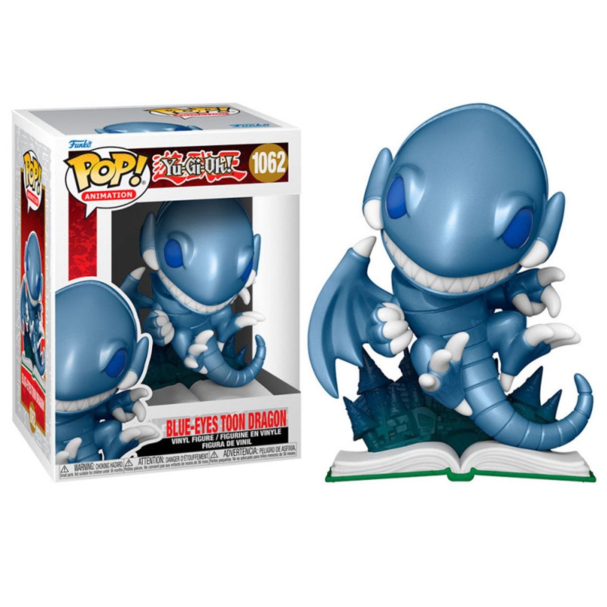 FUNKO - Funko Pop Animation Yu-Gi-Oh - Blue-Eyes Toon Dragon 1062