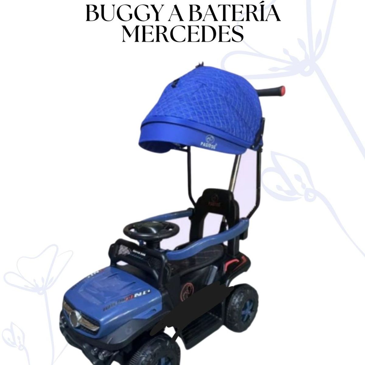FIRST TOY - BUGGY A BATERIA MERCEDES - AZUL