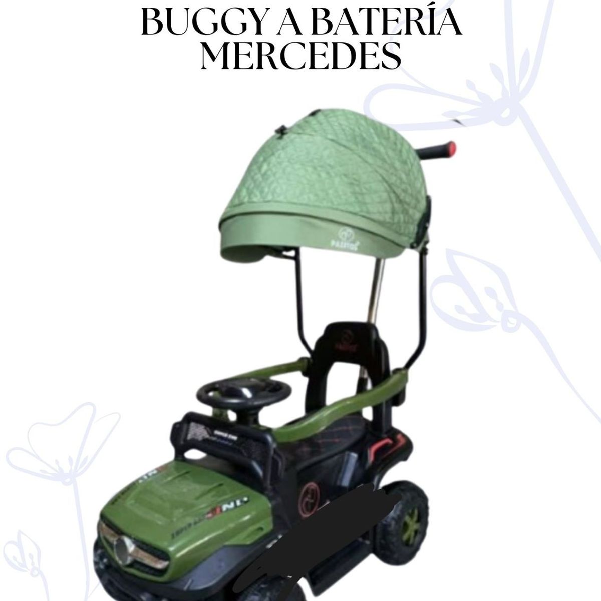 FIRST TOY - BUGGY A BATERIA MERCEDES -  VERDE