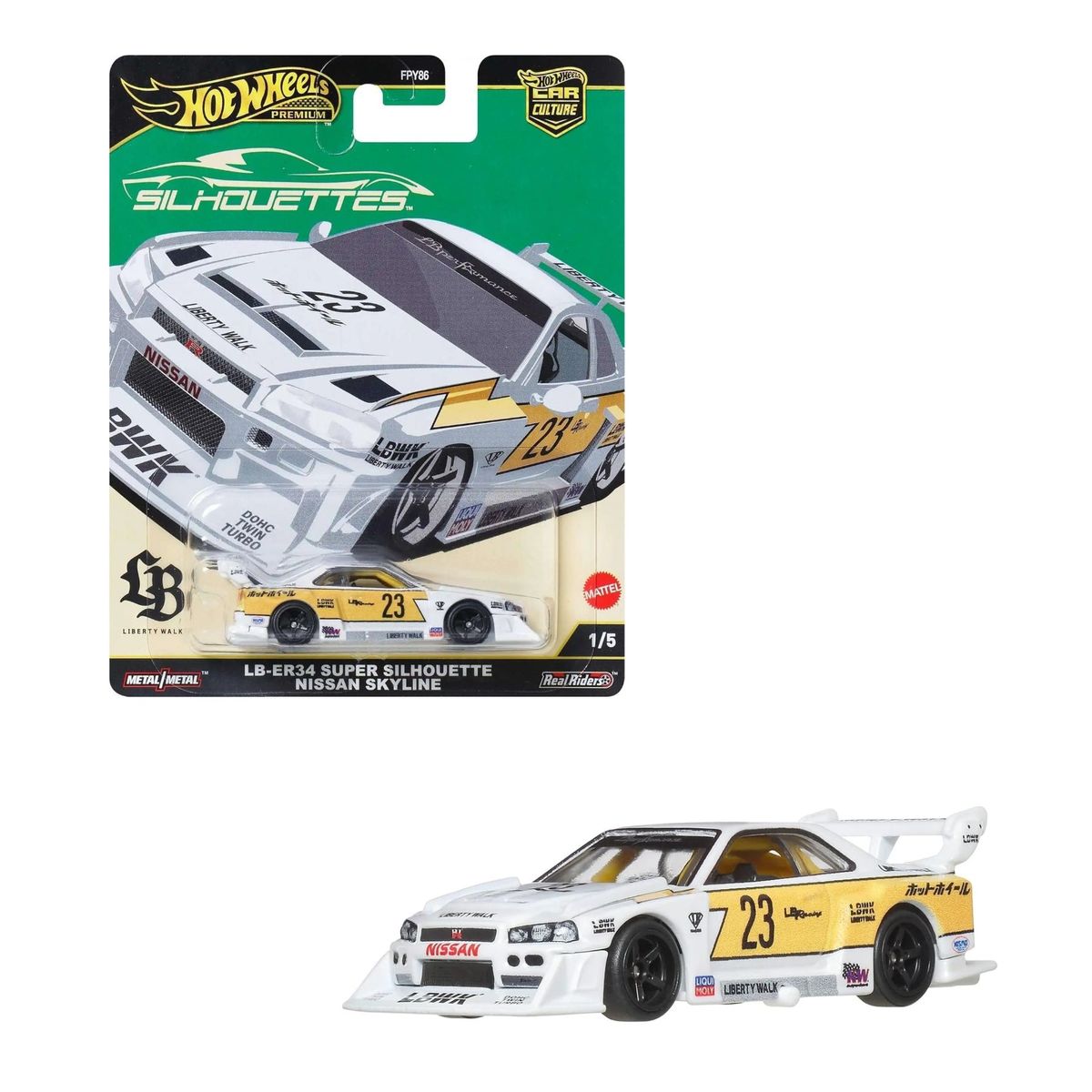 HOT WHEELS - LB-ER34 SUPER SILHOUETTE NISSAN SKYLINE