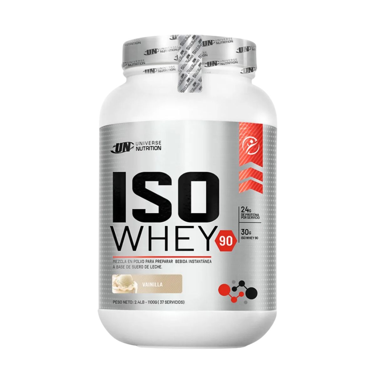 UNIVERSE NUTRITION - Proteína Iso Whey 11Kg Vainilla+Universe Nutrition 150g+Straps + XB