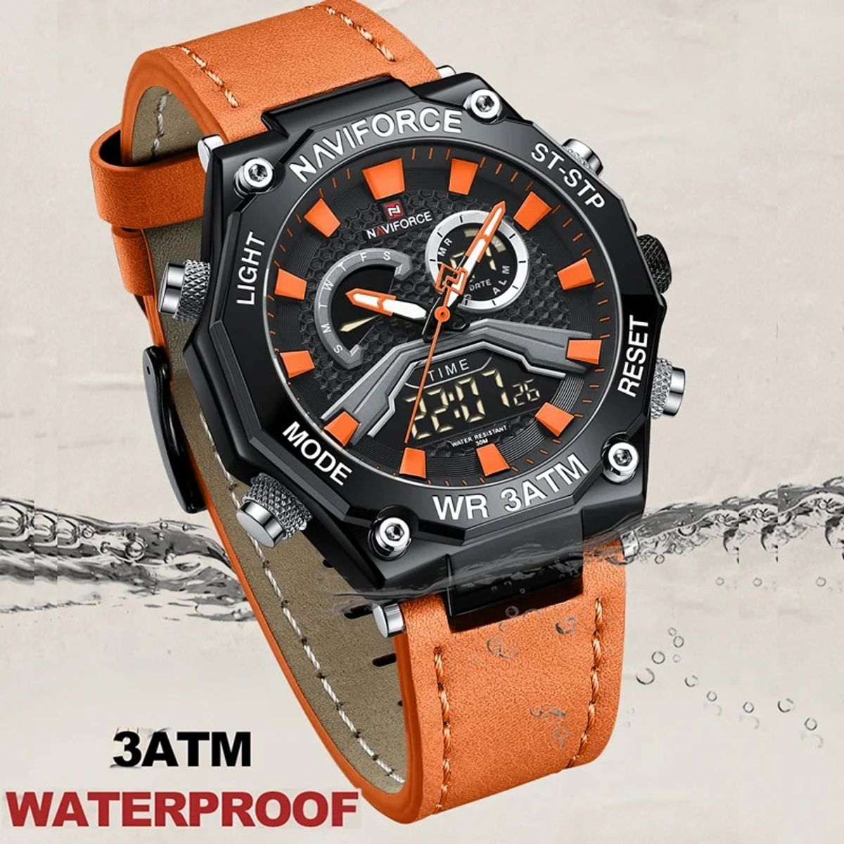 NAVIFORCE - RELOJ EN OFERTA MARCA NAVIFORCE NF9220 NARANJO