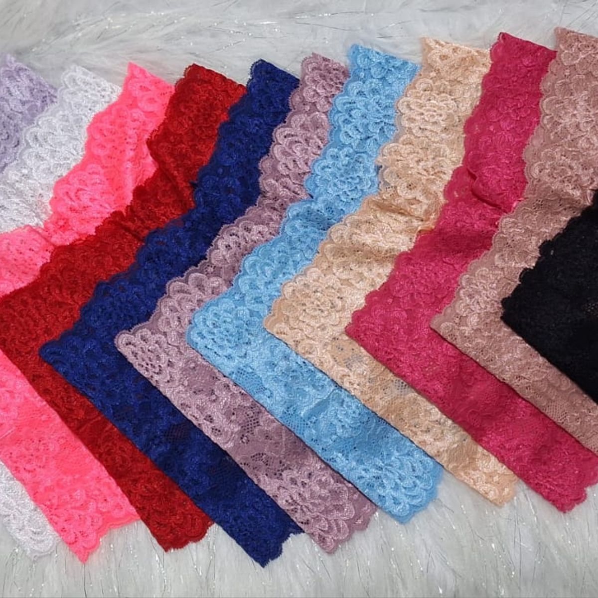 GENERICO - Pack de 6 bóxers de encaje con diseño floral para mujer