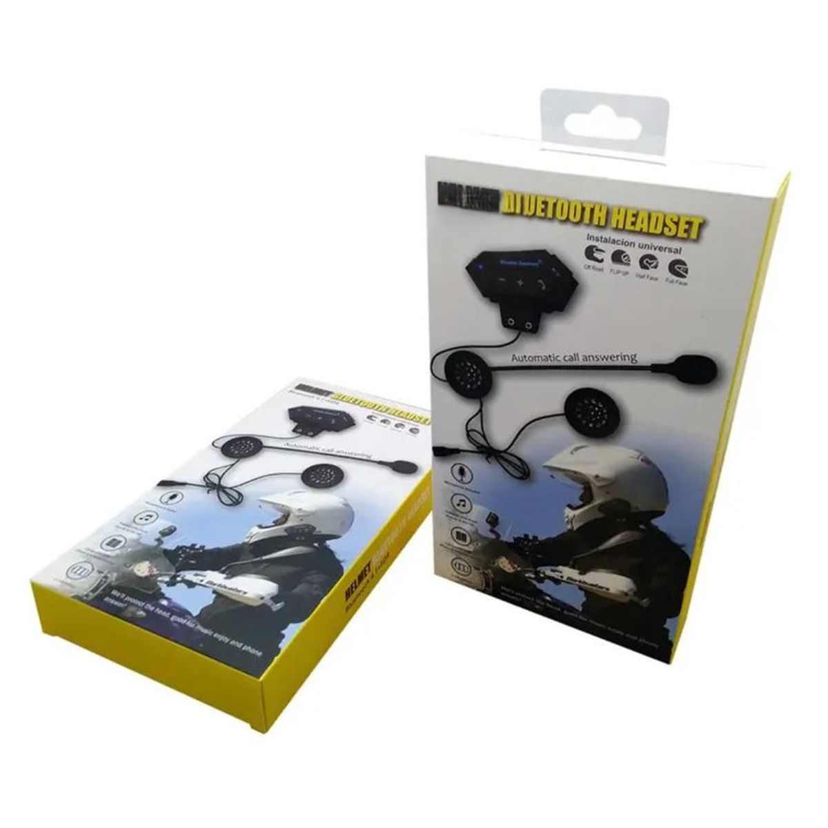 GENERICO - AURICULARES BLUETOOTH PARA CASCO DE MOTO BT12