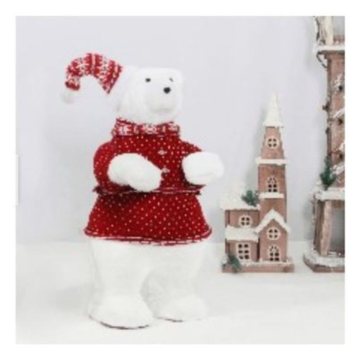 GENERICO - Oso Navideño Decorativo  Tierno Elegante y Perfecto para tu Hogar