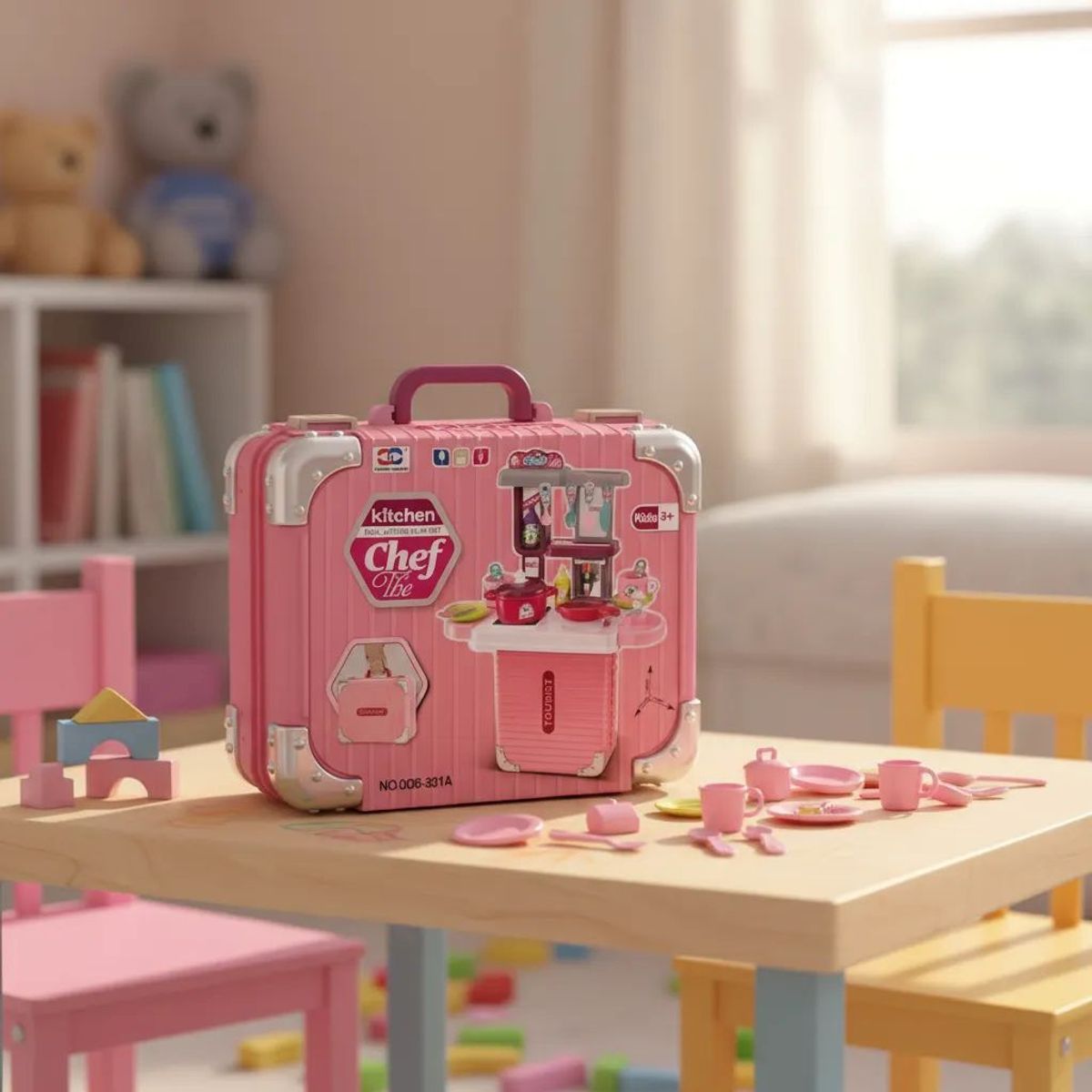 GENERICO - Set De Maletines Cocinita + Doctora 2 en 1  X2