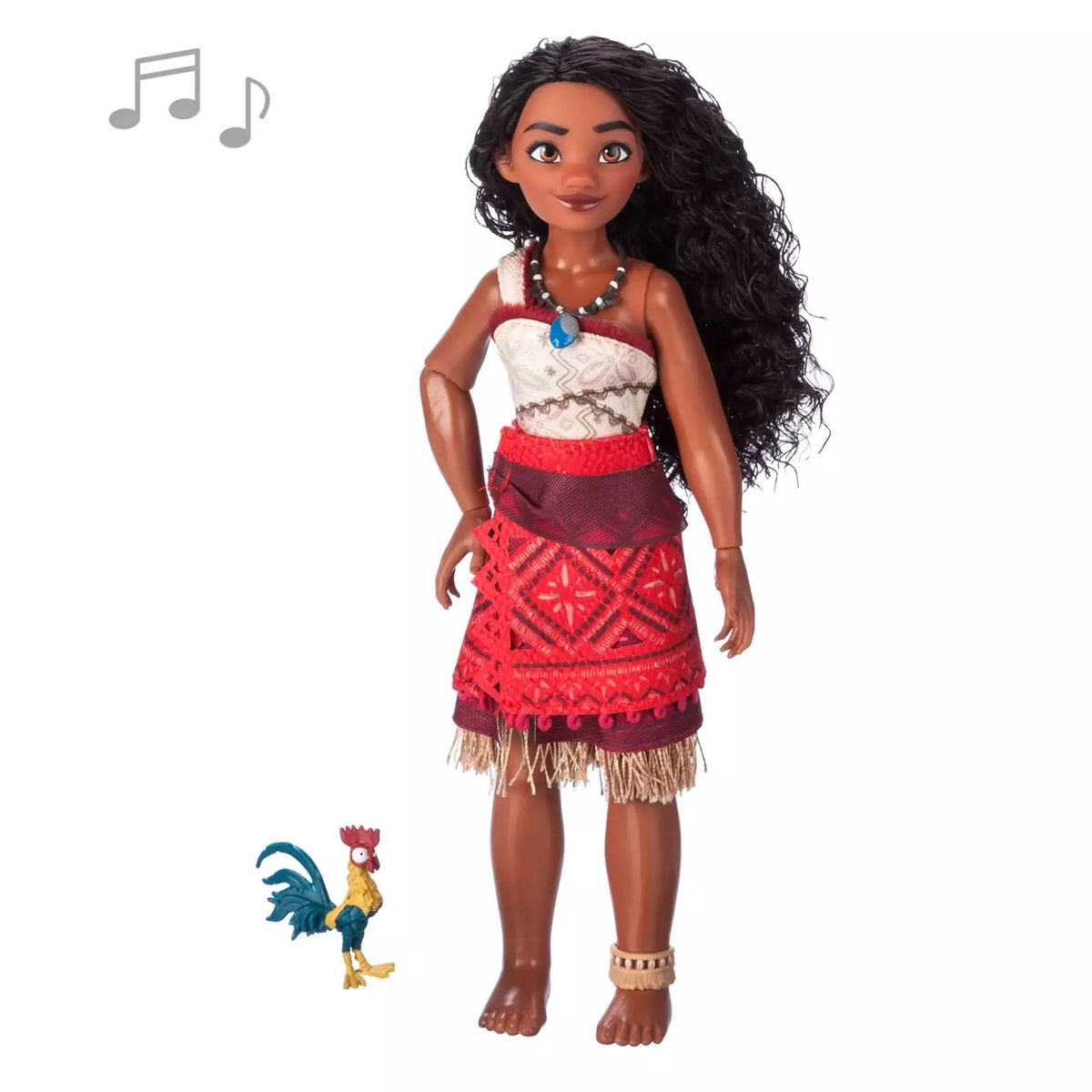 DISNEY CLASICOS - Muñeca Cantante Moana  Para Niñas