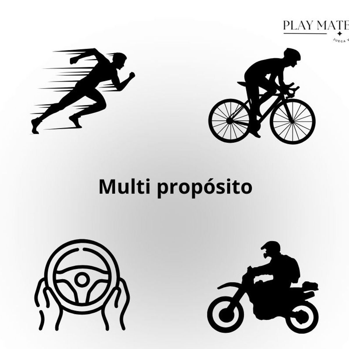 GENERICO - 2 mangas deportivas protección UV Gris claro - Moto ciclismo Unisex