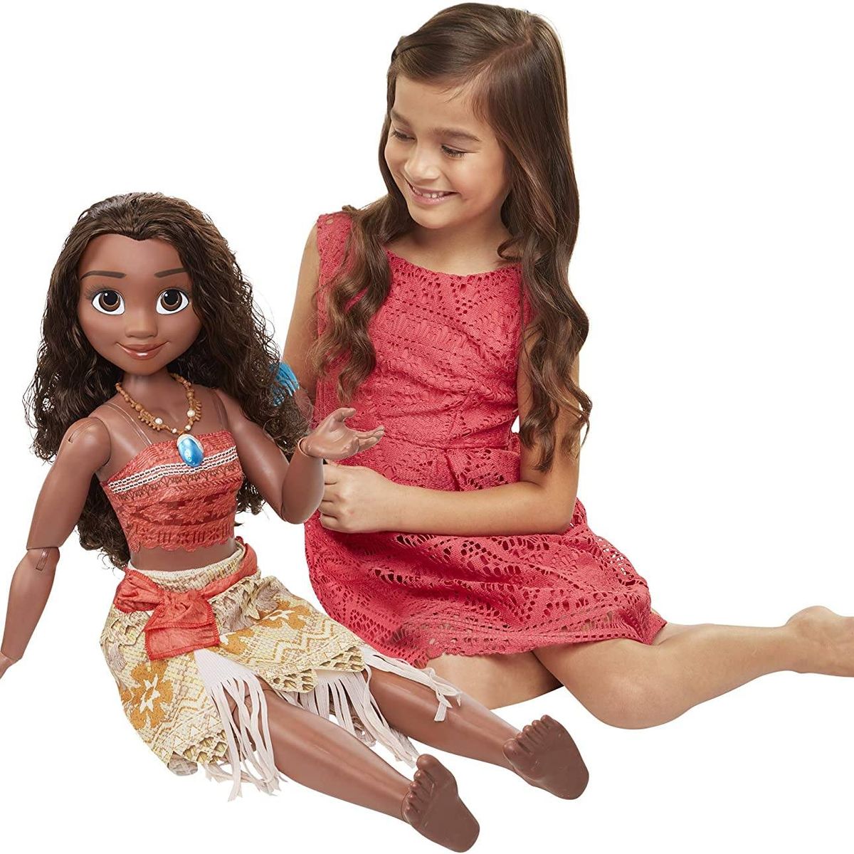 DISNEY CLASICOS - Muñeca Moana Extra Grande Para Niñas