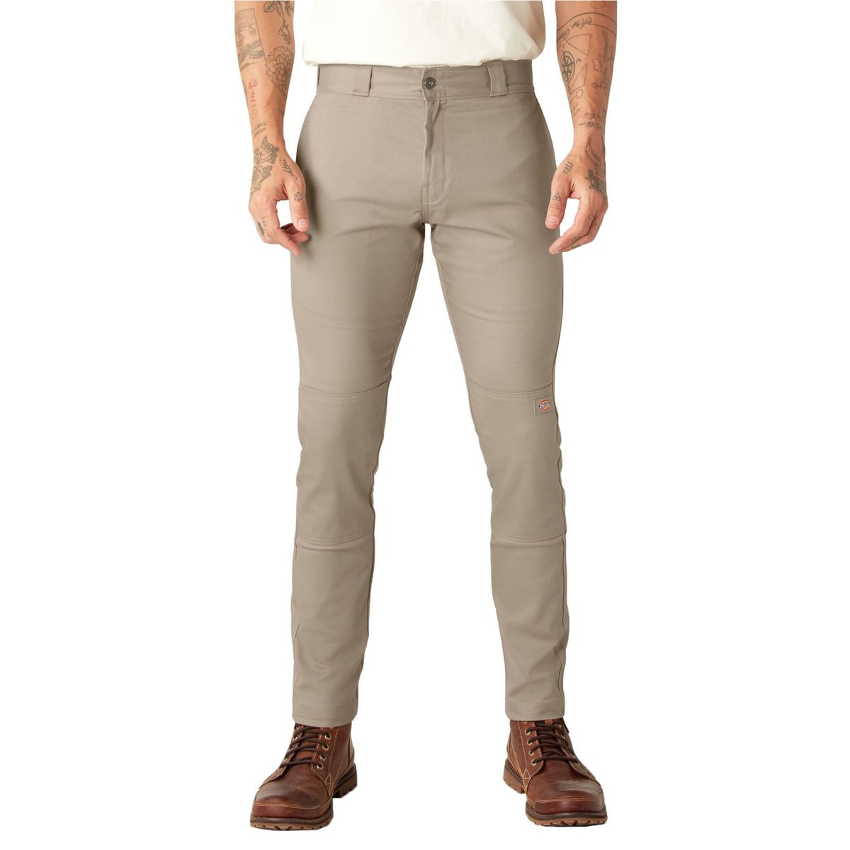 DICKIES - PANTALON DE TRABAJO DICKIES PARA HOMBRE CON BOLSILLOS COLOR ARENA SLIM FIT