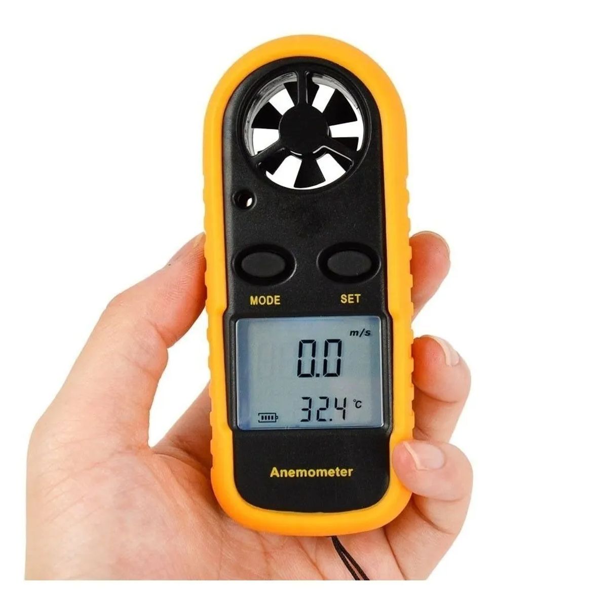 GENERICO - ANEMÓMETRO DIGITAL GM816 PROBADOR TEMPERATURA VELOCIDAD DEL VIENTO