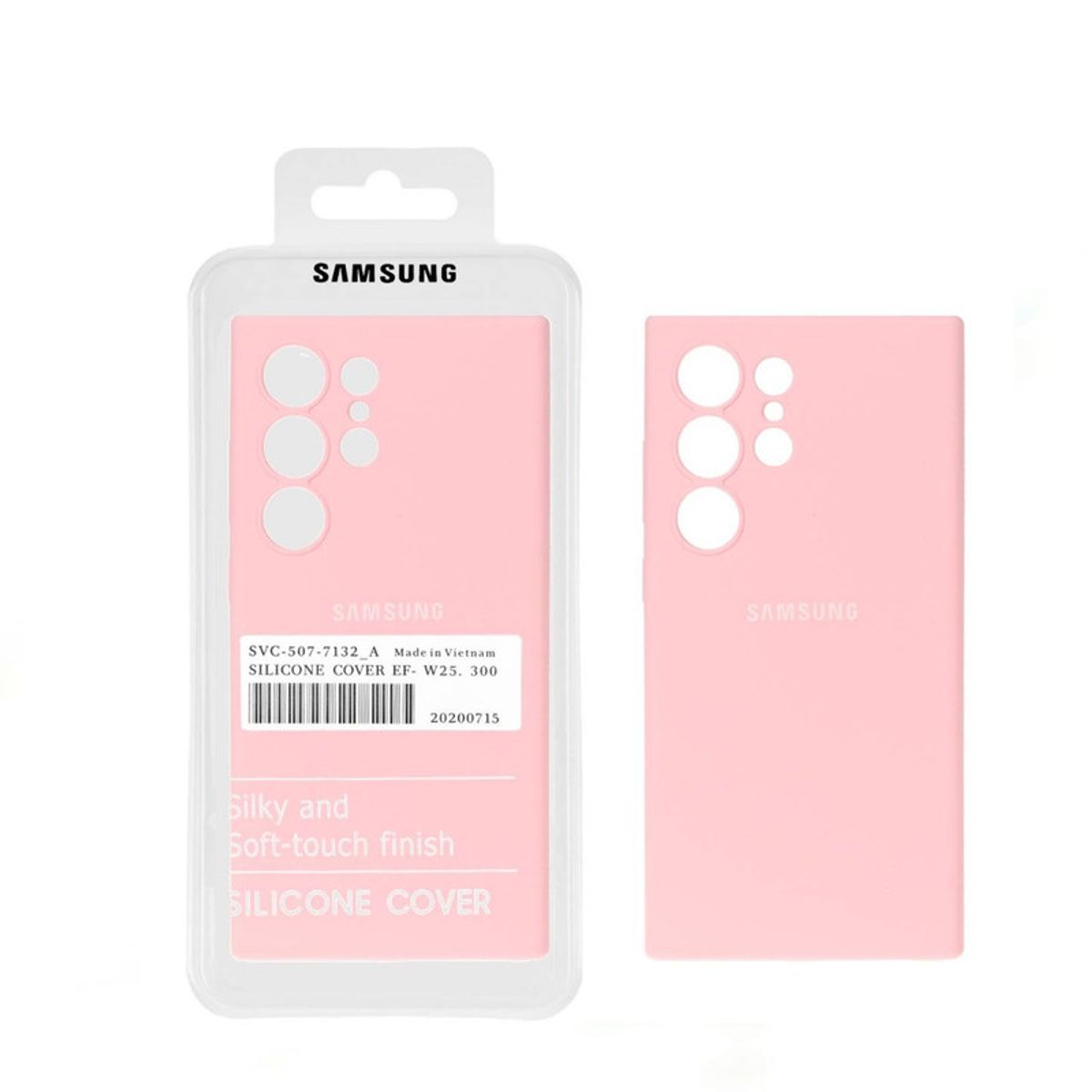 GENERICO - FUNDA SILICONA COMPATIBLE PARA SAMSUNG S25 - ROSA