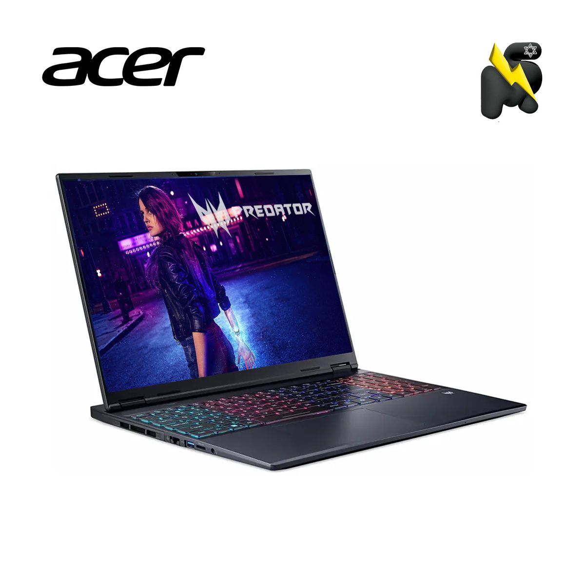 ACER - LAPTOP ACER PREDATOR  NEO 16S/INTEL CORE ULTRA 9-275HX /16 GB RAM /1TB SSD/ RTX 5060-8GB /16"  OLED