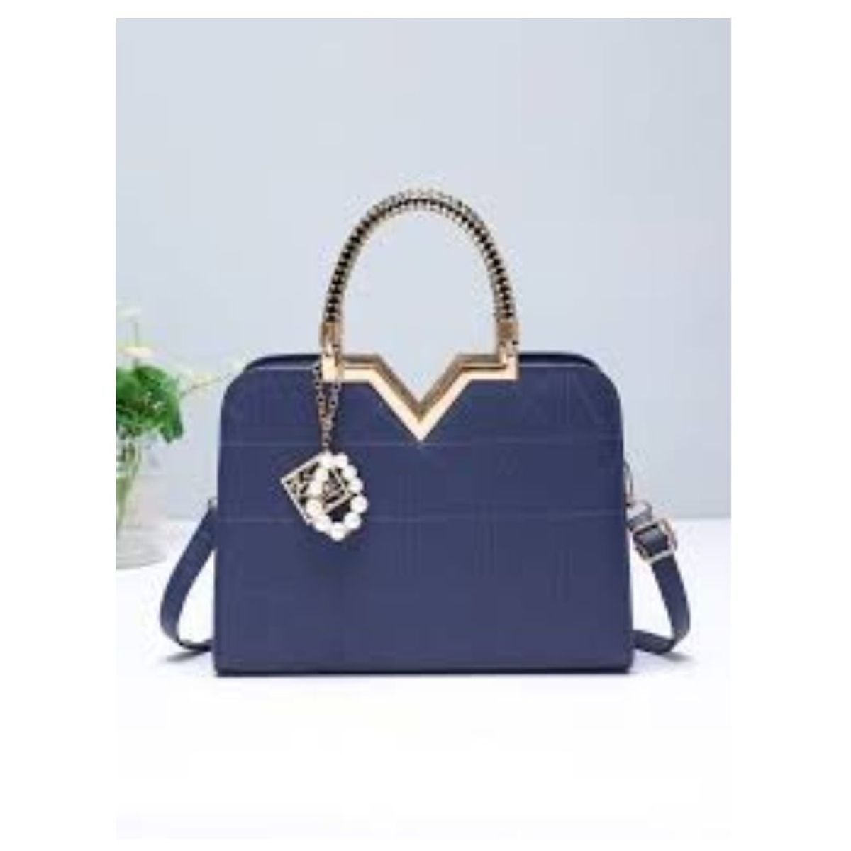 GENERICO - Cartera V Exclusiva Fashion Elegante Azul
