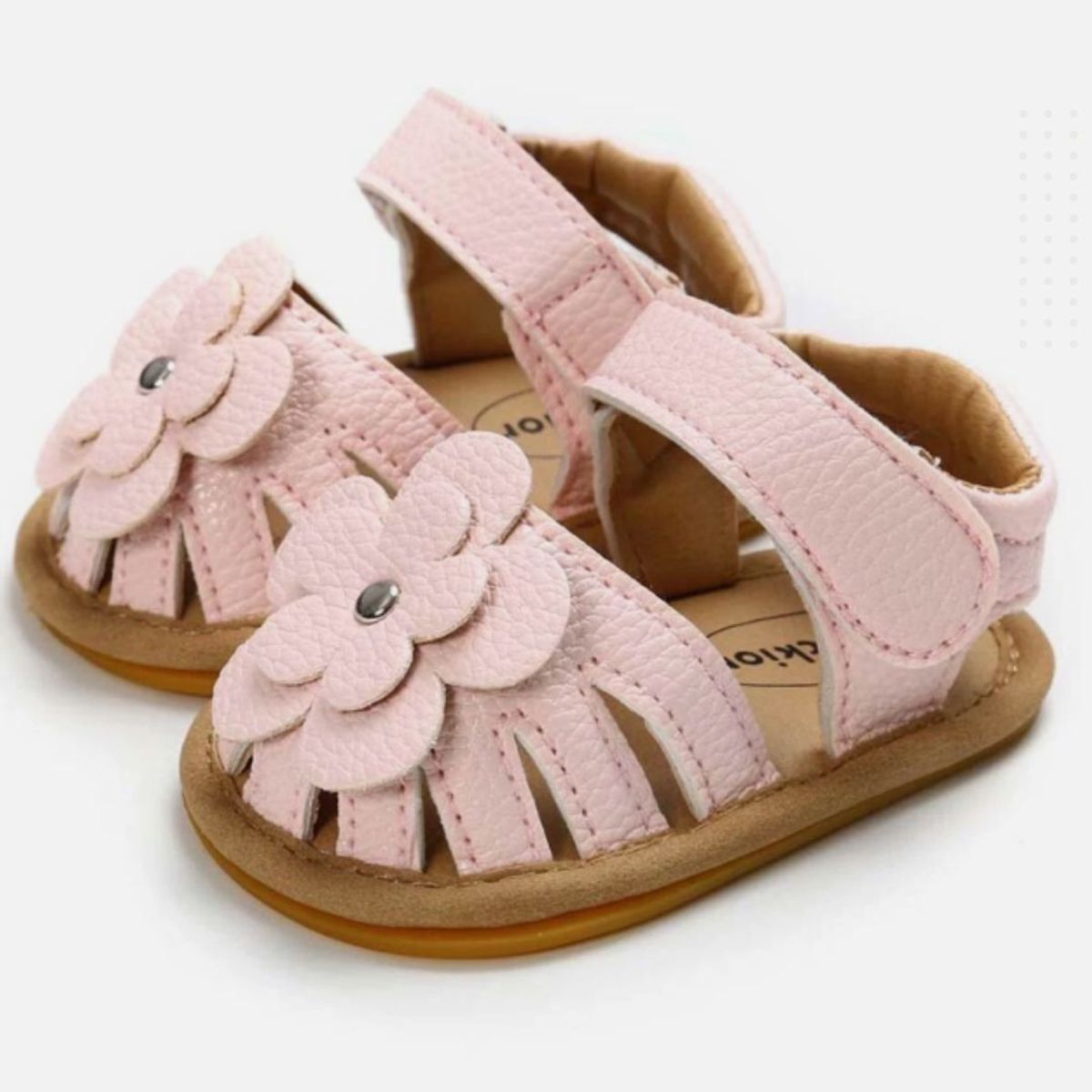 GENERICO - Sandalia Flor Rosa para bebé 6 a 18 meses - Wawita Love