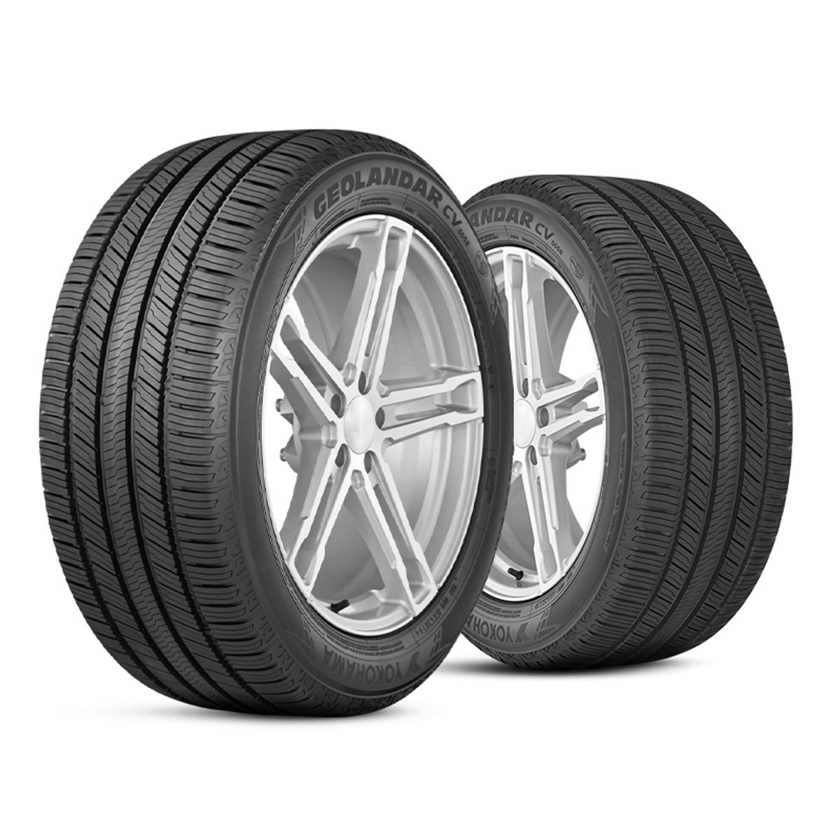 YOKOHAMA - Set X2 LLANTA 22555R17 97V YOKOHAMA GEOLANDAR CV G058 TL