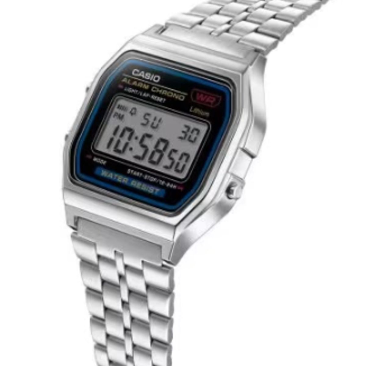 CASIO - A159W-N1DF - RELOJ CASIO UNISEX PLATEADO - CAS-143
