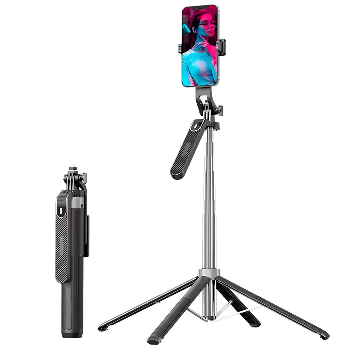 GENERICO - Trípode Palo Selfie De 180cm Más Disparador Bluetooth P180