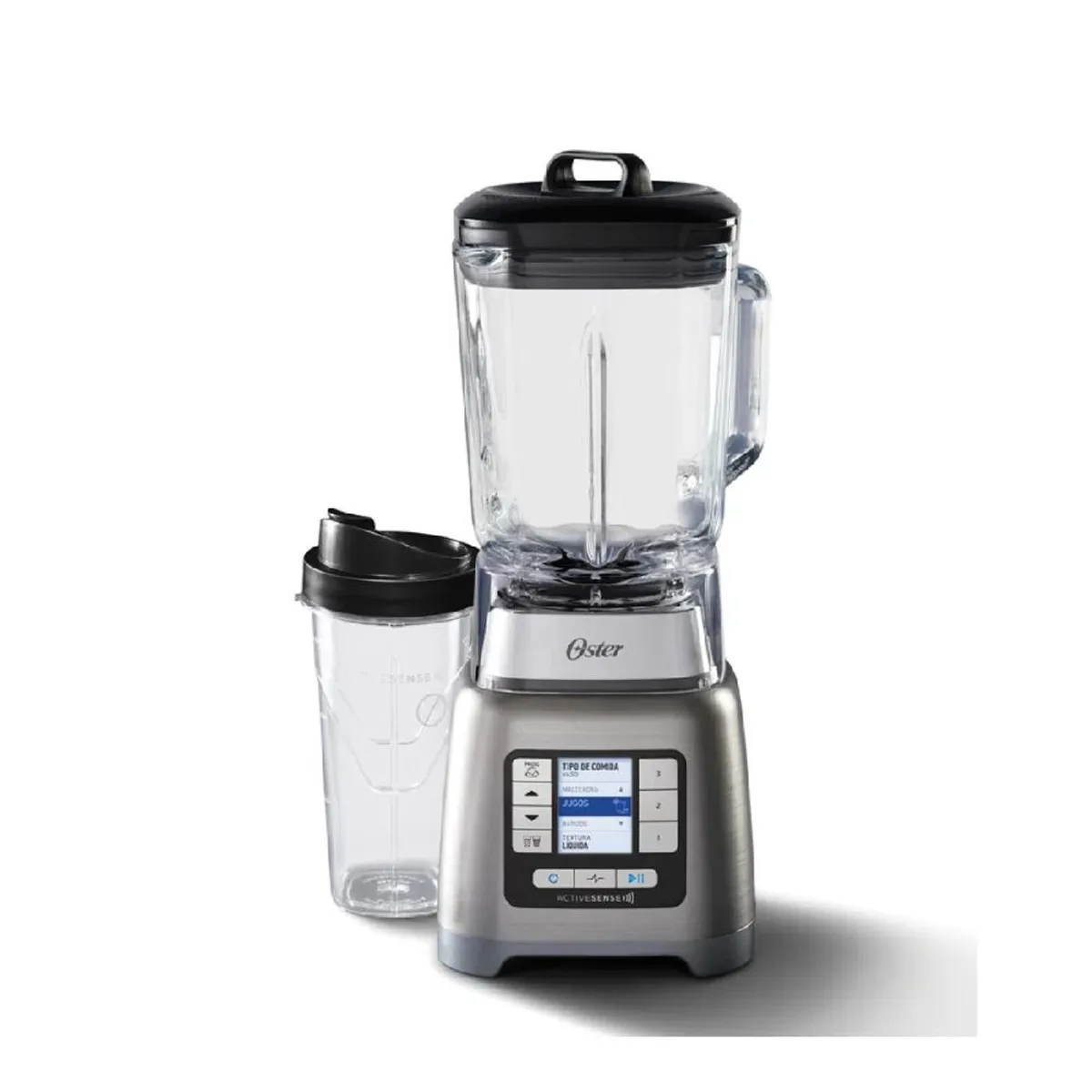 OSTER - Licuadora ActiveSense Oster + Vaso Blend N Go BLSTTDG-NBG