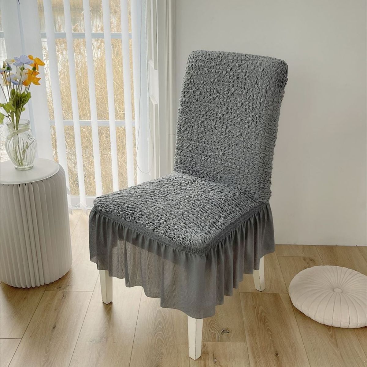 SALA FABULOSA - Funda de silla burbuja de 8pzs - Gris