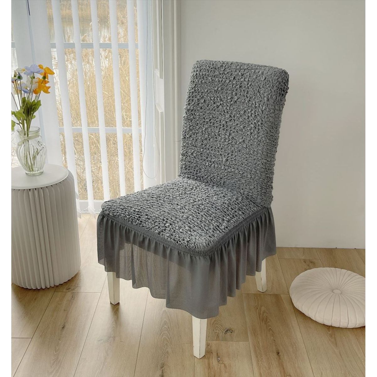 SALA FABULOSA - Funda de silla burbuja de 8pzs - Gris
