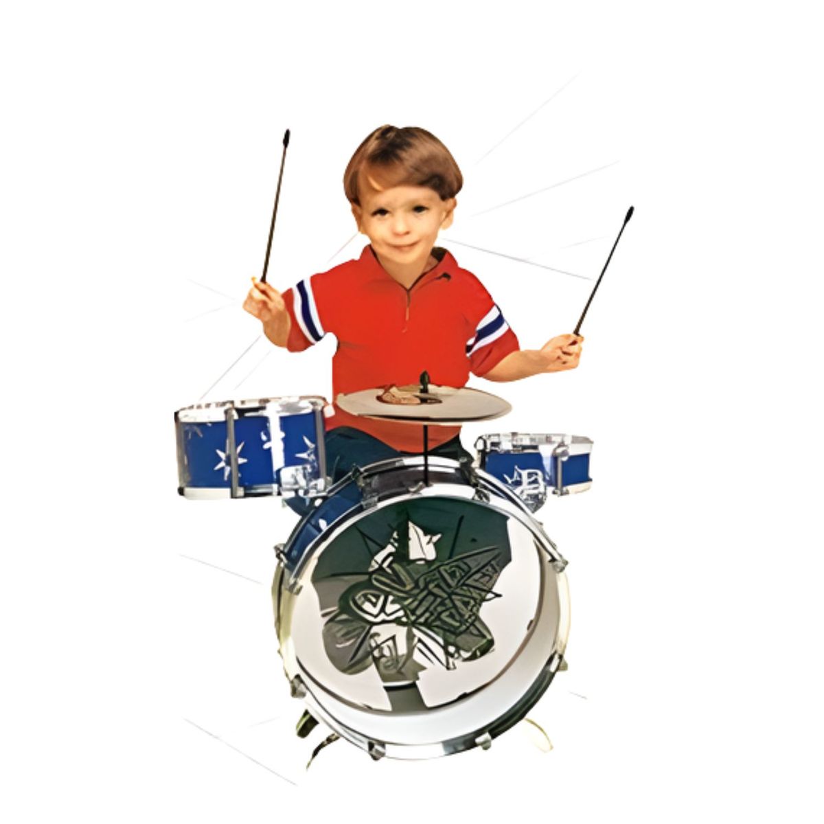 OEM - Bateria Musical de Juguete para Niño Big Band