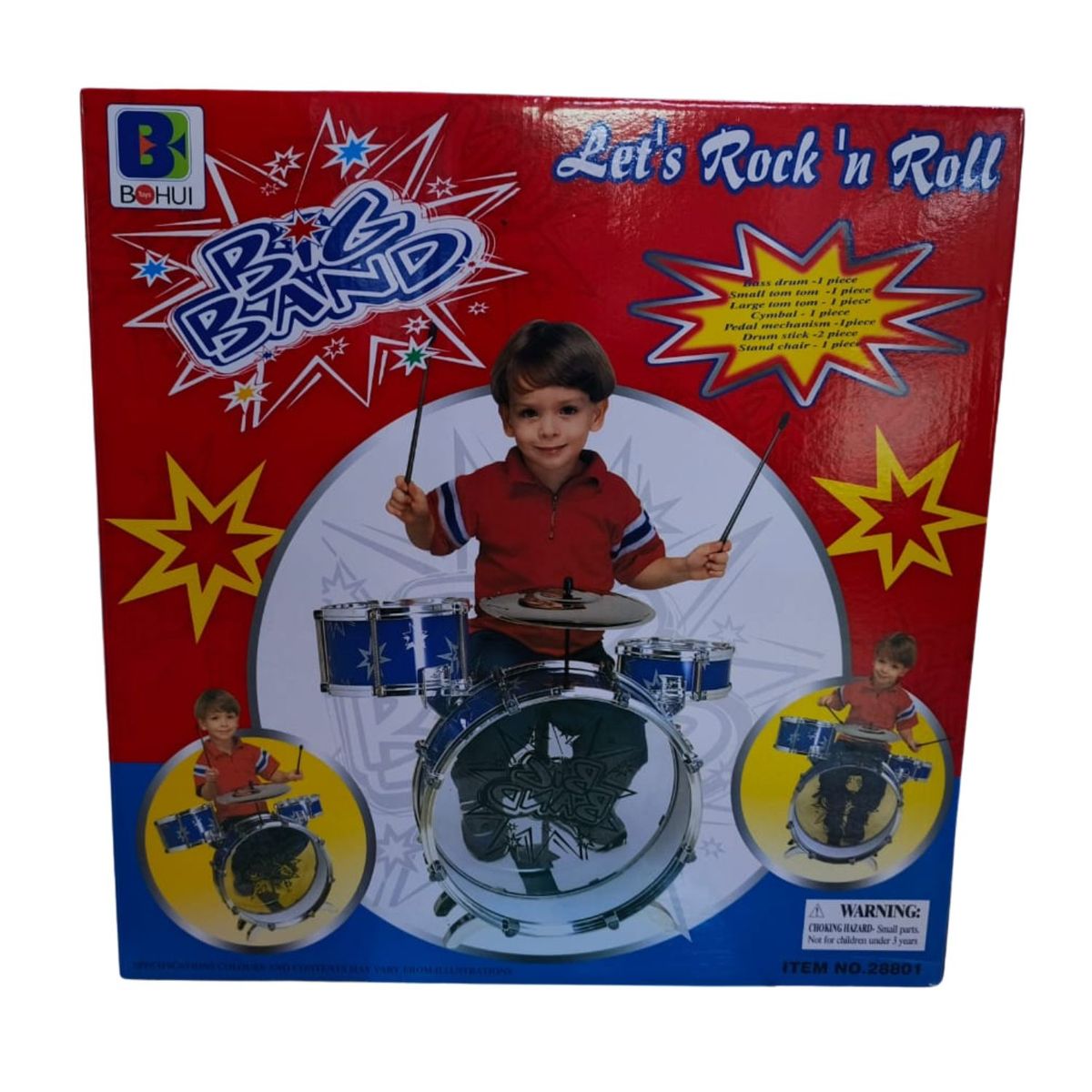 OEM - Bateria Musical de Juguete para Niño Big Band