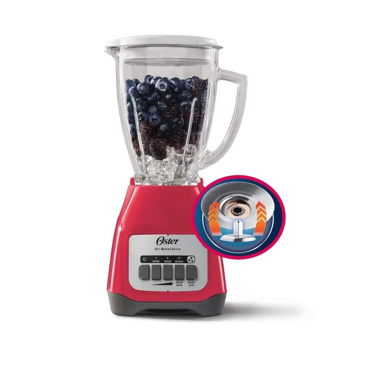 OSTER - Licuadora Oster 2Vel. mas Pulso 1.5Lt  BLSTKAG-MPB