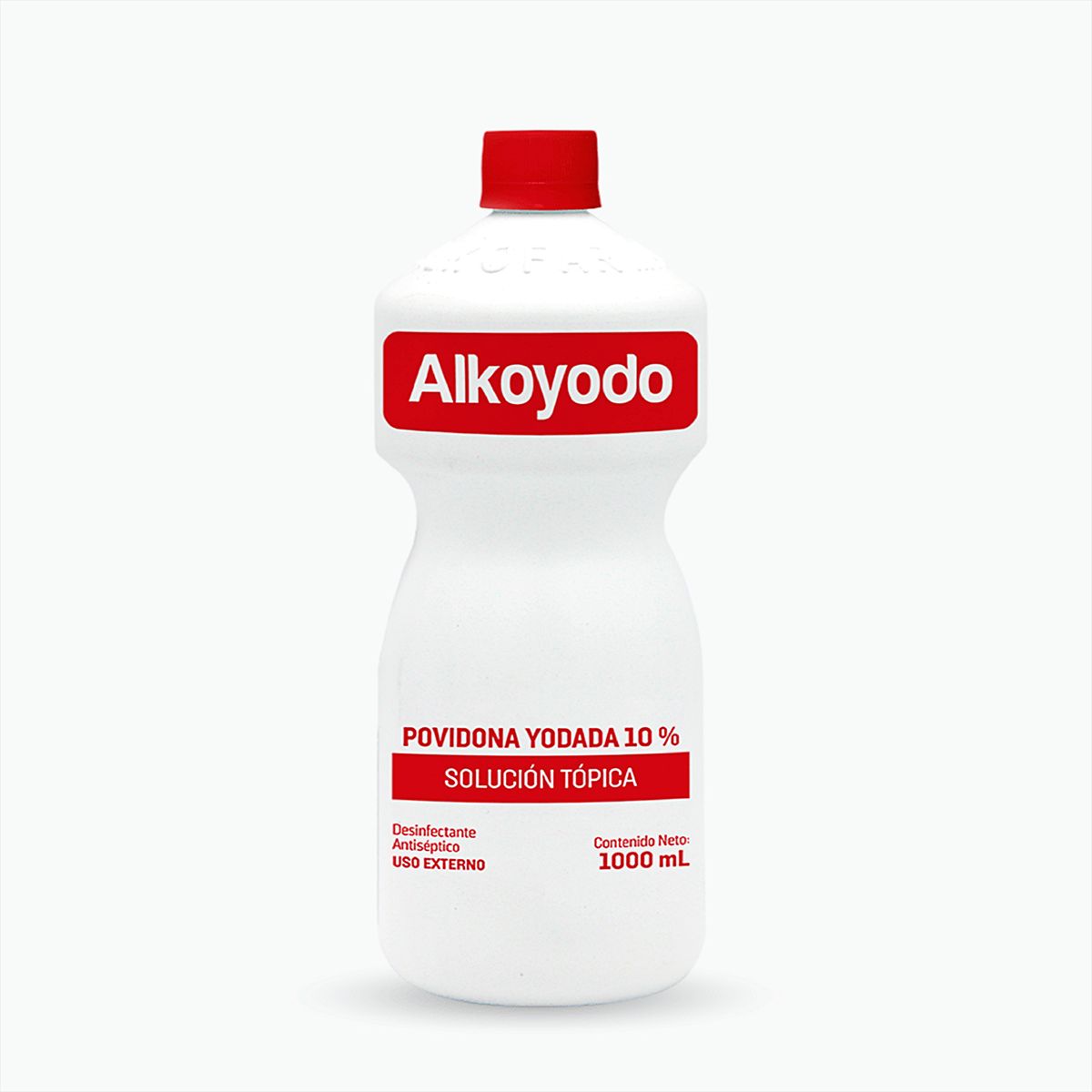 ALKOFARMA - Alkoyodo Solución 10% Yodopovidona ALKOFARMA de 1000 ML