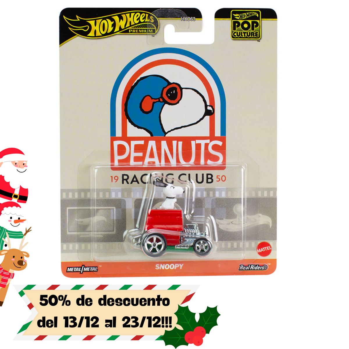 HOT WHEELS - Hot Wheels Peanuts Snoopy 75th Anniversary  SNOOPY