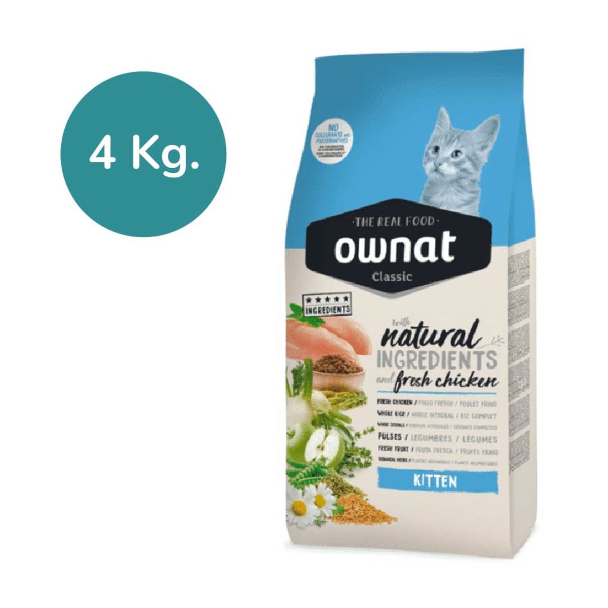CAT OH - Ownat Clásico Kitten - 4kg