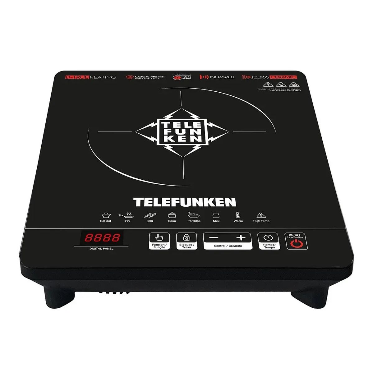 TELEFUNKEN - Cocinilla Eléctrica Digital TELEFUNKEN