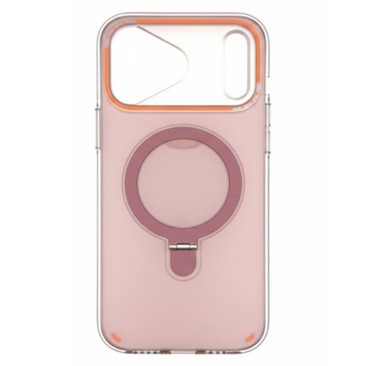 CASE - Funda Smoked Magsafe Con Anillo para iPhone 17 Pro - Rosa