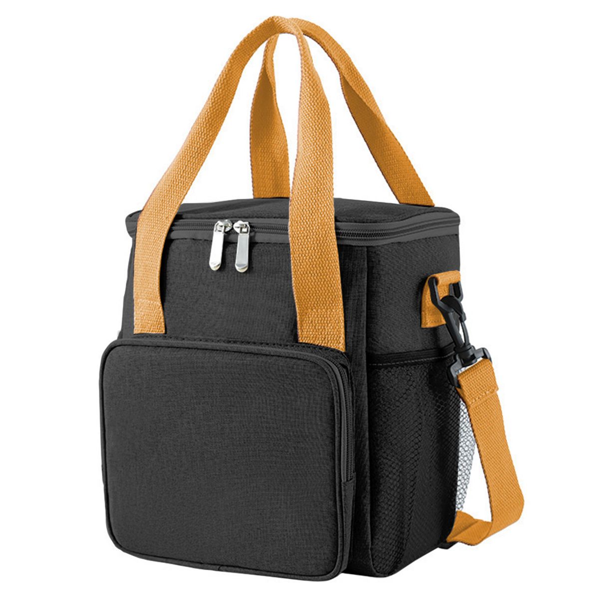 KELLER - Lonchera Térmica Impermeable con Correa Negro X57