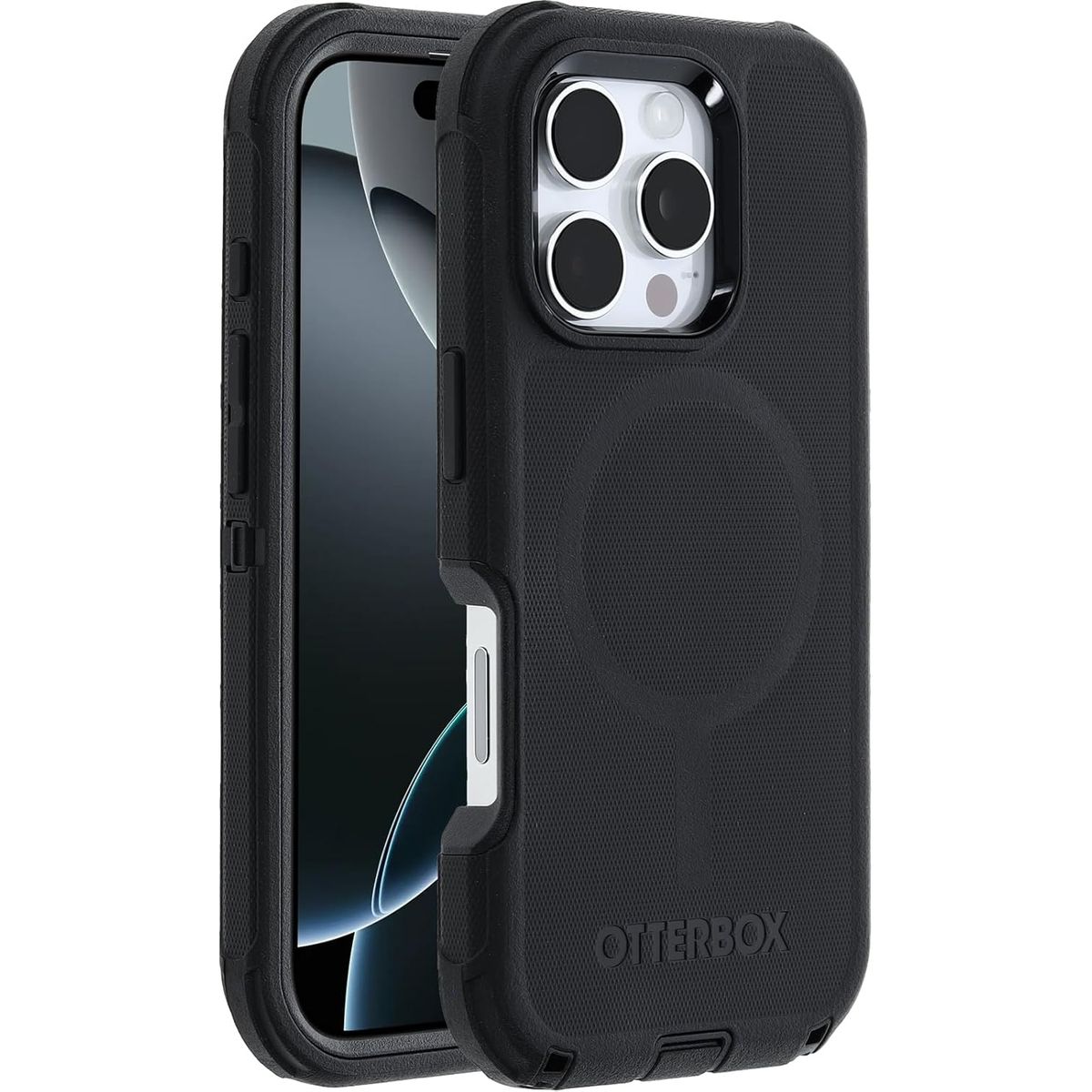 OTTERBOX - Funda Otterbox Defender Magsafe Antigolpe para iPhone 16 PRO - Negro