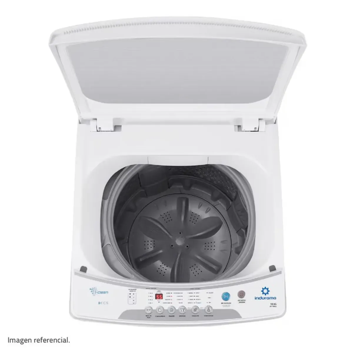 INDURAMA - Lavadora indurama 13KG Carga Superior LRI-13BLA
