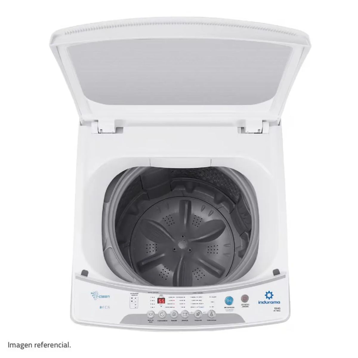 INDURAMA - Lavadora indurama 13KG Carga Superior LRI-13BLA